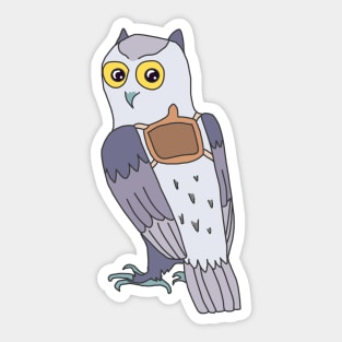 Moonwing the Giant Riding Owl Sticker